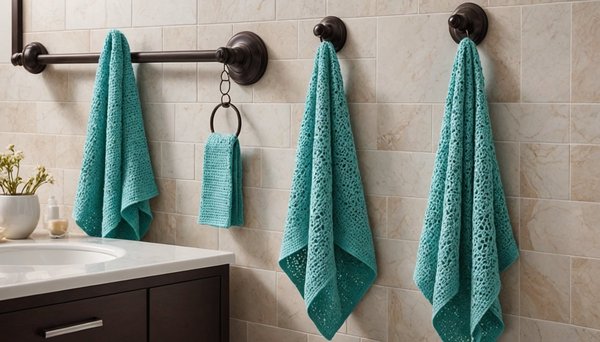 Supports de serviettes en crochet pour salle de bain sans perçage