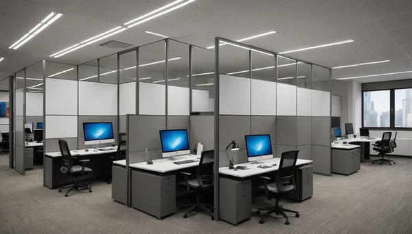 Cloisons suspendues : des solutions modulaires innovantes pour bureaux